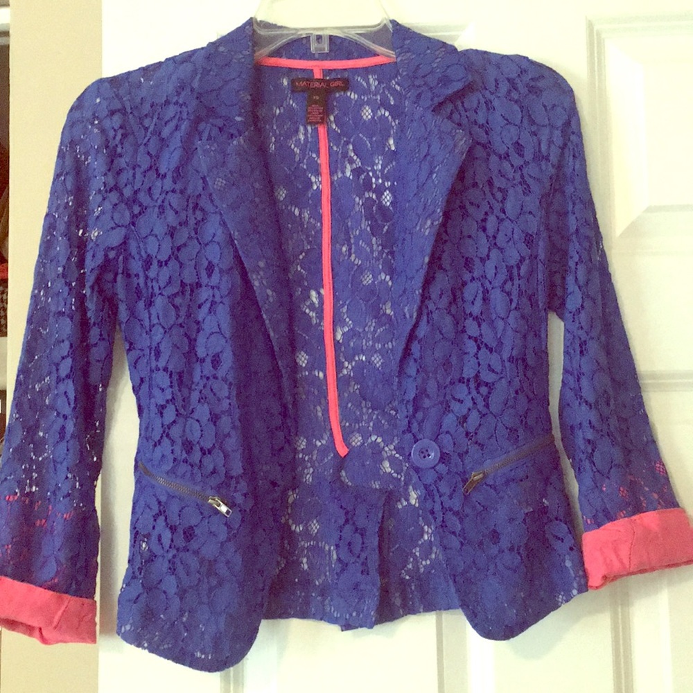 Blue & pink blazer